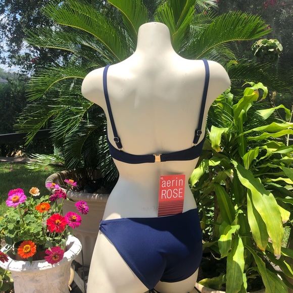 Navy Bikini Set with Molded Cups - Picture 2 of 8